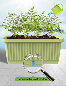 <span class=keywords><strong>Maceta</strong></span> de plástico cuadrada verde blanca para balcón <span class=keywords><strong>Maceta</strong></span> <span class=keywords><strong>grande</strong></span> para flores <span class=keywords><strong>Maceta</strong></span> de plástico duradera <span class=keywords><strong>con</strong></span> <span class=keywords><strong>ruedas</strong></span> - Product Image 5