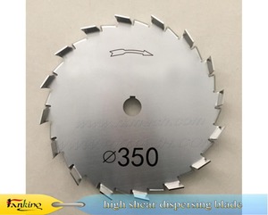 D 300 330 350mm di diametro ad alto taglio della lama di dispersione del dente disco per la miscelazione delle apparecchiature di dispersione e taglio - Product Image 3
