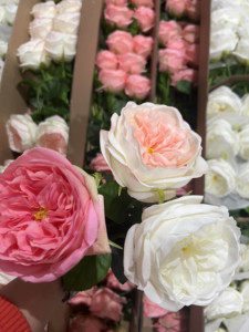 Commercio all'ingrosso di alta qualità 48CM artificiale reale Touch rose rosse in lattice per centrotavola matrimonio composizioni da tavolo per feste - Product Image 5