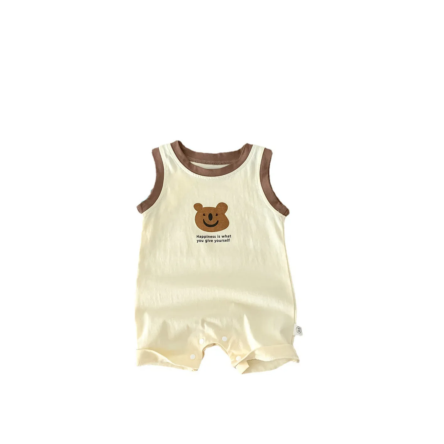 Großhandel feine Qualität neutrale Baby Stram pler neues Modell Plain Soft Cotton Baby Stram pler