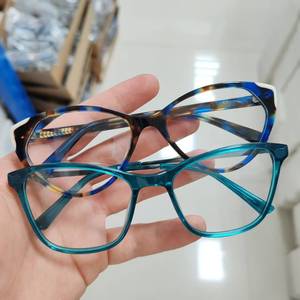 Marcos ópticos de acetato Marcos de anteojos de alta calidad surtidos Listo <span class=keywords><strong>para</strong></span> enviar Marcos ópticos de colores mezclados en stock Estilo aleatorio - Product Image 1