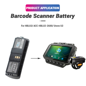 3.8V 2600mAh Lithium-ion Remplacement HBLU2 ACC-HBLU2-2600 Mobile Terminal PDA Batterie pour <span class=keywords><strong>U2</strong></span> <span class=keywords><strong>U2</strong></span> II Barcode Scanner - Product Image 3