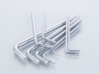 Jeu de clés Allen hexagonales Torx Star 2/3/6 mm à tête carrée en acier inoxydable, 9 pièces, double extrémité, OEM