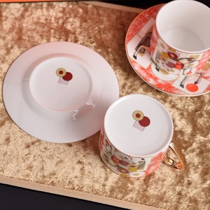 Bone China Wedding <b>Decor</b> <b>Plates</b> Unique Grey Marble Design Fashion Dishes & Tableware - Product Image 3