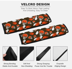 Los 32 equipos de Cleveland Browns pueden personalizar fundas de cinturón de seguridad de coche personalizadas de alta calidad que son antideslizantes y cómodas - Product Image 5