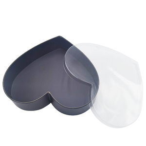 Custom Pink Heart-Shaped Luxury Kraft Paperboard Gift Box With UV Foil for <b>Shoe</b> Packaging Presentations Featuring Embossing - Product Image 3