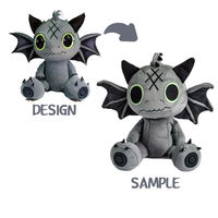 Jouets en peluche en coton unisexe personnalisés OEM/ODM avec rembourrage en coton PP certifiés EN71/GRS/CPC, tailles 11-30 cm, pour les 14 ans et plus