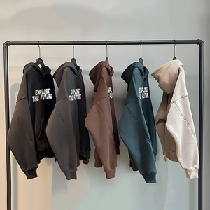 Mens Tùy Chỉnh Quần Áo Drop Shoulder Jumper Đường Phố Phong Cách Boxy Phù Hợp Với Áo Len 500 GSM Áo Tùy Chỉnh 3D Puff In Áo - Product Image 4