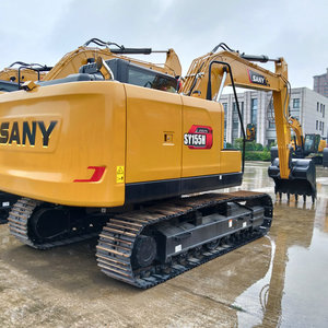 Casi nueva China SANY SY155H excavadora usada con motor Kubota sy155 15ton de segunda mano en buen estado - Product Image 3