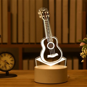 Lampe de table LED 3D en acrylique personnalisée avec n'importe quelle image, lampe de nuit LED romantique et créative pour événements, souvenirs ou décorations - Product Image 2