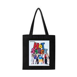 กระเป๋าผ้าแคนวาสพิมพ์ลายเองแบบขายส่ง ขนาด 35x40 ซม. พับได้ สะพายข้างเดียว สำหรับนักเรียน ลาย KPOP Babymonster พิมพ์ UV สำหรับใช้ในการส่งเสริมการขาย - Product Image 6