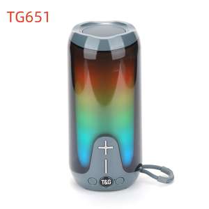 TG651ซับวูฟเฟอร์ Hi-Fi บลูทูธไร้สายแบบพกพาขนาดเล็กลำโพงเอาต์พุต5W ไฟออก T & G - Product Image 4