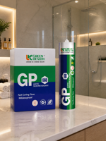 Scellant silicone acétique GP 668 300ml transparent résistant à la moisissure, adhésif pour verre, pour évier de cuisine, sanitaires, salle de bain