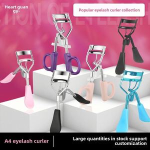 Ulikeke Colorful Duck Tongue Handle Wide-Angle Portable Stainless Steel Beauty <b>Tool</b> Eyelash Curler - Product Image 2