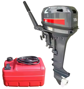 Moteur de bateau de pêche compact à deux temps de 11,2 kW avec réservoir de carburant intégré de 24 L, directement de l'usine - Product Image 3
