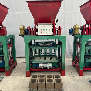 Máquina para Hacer Bloques de Cemento 4-35B de Bajo Consumo y Bajo Costo con Tolva Mezcladora, Cinta Transportadora y Máquina para Fabricar Ladrillos - Product Image 6