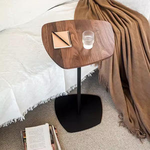 Table d'appoint de canapé moderne Simple créative en <span class=keywords><strong>bois</strong></span> massif salon chambre chevet balcon Table basse petites Tables d'angle - Product Image 4