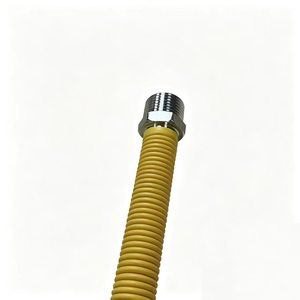 Manguera de <span class=keywords><strong>Gas</strong></span> <span class=keywords><strong>Flexible</strong></span> Corrugada de PVC Amarillo de 30 cm y 1/2 Pulgada, de Hembra a Macho, <span class=keywords><strong>para</strong></span> Uso Industrial, SS304, Compatible con OEM y ODM, Venta al por Mayor - Product Image 3