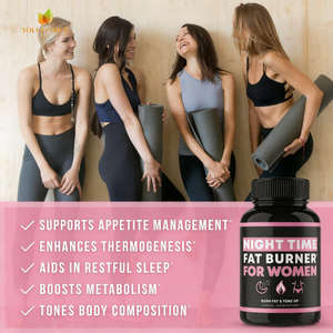 תוסף L-Carnitine טבעי לנשים לשעות הלילה - קפסולות קלות לשאיבה, משפר את חילוף החומרים בלילה ושורף שומן בריא - Product Image 3