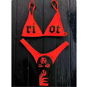 Bikini imprimé horreur 2024, <span class=keywords><strong>maillot</strong></span> <span class=keywords><strong>de</strong></span> <span class=keywords><strong>bain</strong></span> Mirco <span class=keywords><strong>de</strong></span> créateur pour femme, haut à bretelles rembourré, noir, <span class=keywords><strong>trikini</strong></span>, tenue <span class=keywords><strong>de</strong></span> plage, <span class=keywords><strong>maillot</strong></span> <span class=keywords><strong>de</strong></span> <span class=keywords><strong>bain</strong></span> gothique, ensemble <span class=keywords><strong>de</strong></span> bikinis - Product Image 3