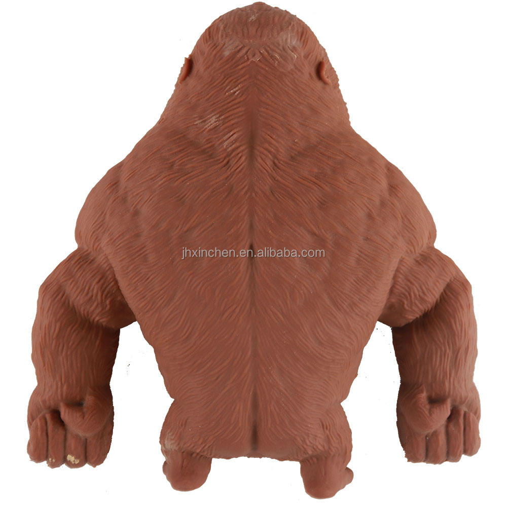 Funny Squishy Tiger Figure Elastic Stretchy Wolf Man Stress Relief Squeeze Toys for Kids Adults