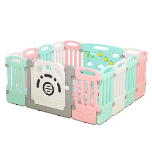 <span class=keywords><strong>Corralito</strong></span> de plástico plegable portátil para niños, cerca de seguridad para patio de juegos, <span class=keywords><strong>parque</strong></span> <span class=keywords><strong>infantil</strong></span> - Product Image 1