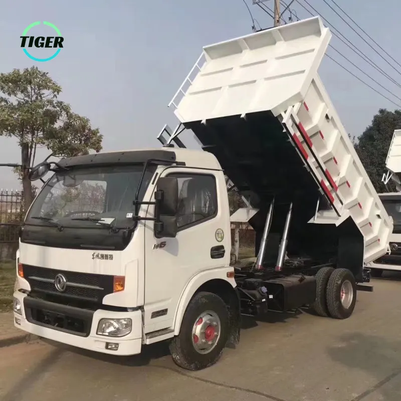 Prix bon marché fournisseur d'usine Dongfeng petits nouveaux camions à benne basculante diesel à vendre