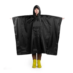 Logotipo personalizado Caminhadas Camping Emergência Unisex raincoat poncho com impressão personalizada