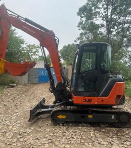 Excavadora de cadenas pequeña Hitachi ZX50U de segunda mano con motor original, excavadora pequeña Hitachi ZX50U de 5 toneladas usada en stock para exportación - Product Image 2