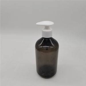 500ml brown & amber pump empty PET plastic spray bottle soap dishwashing liquid laundry detergent refill bottle container