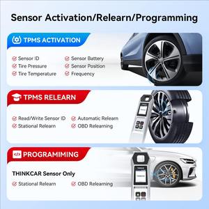 थिंककार वेणु-i प्रो Tpms कार टायर दबाव निदान उपकरण हैंडहेल्ड डिटेक्टर सेंसर सक्रियण प्रोग्रामिंग उपकरण - Product Image 3