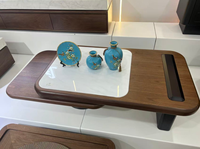Table basse en bois réglable de luxe moderne avec formes personnalisées pour salon et mobilier de maison