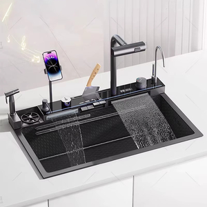 <span class=keywords><strong>Évier</strong></span> intelligent multifonction en acier inoxydable 304 avec affichage numérique LED anti-rayures et design en nid d'abeille pour <span class=keywords><strong>cuisine</strong></span> - Product Image 4