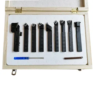 Doos Snijgereedschap 7 Pc/9 Pc Gecoat Draaigereedschap Draaibank Tool