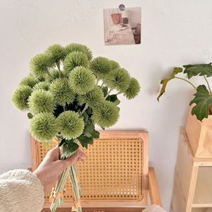 Artificial Dandelion Flower Arrangement 6-Head <b>Plastic</b> High Simulation Wedding Home Decor <b>Table</b> Bouquet Photo Prop - Product Image 4