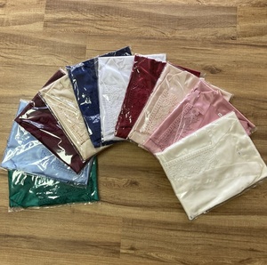 Lussuoso Kimono in Raso di Seta, Vestaglia <span class=keywords><strong>da</strong></span> Damigella, Abito <span class=keywords><strong>da</strong></span> Notte Sexy <span class=keywords><strong>da</strong></span> Donna <span class=keywords><strong>Taglie</strong></span> <span class=keywords><strong>Forti</strong></span>, Accappatoio con Bordo in Pizzo e Scollo a V, Vestaglia <span class=keywords><strong>da</strong></span> Mattina - Product Image 5