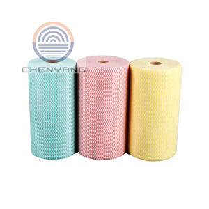 Rouleau de lingettes non tissées réutilisables multicolores, absorbantes et à séchage rapide, <span class=keywords><strong>pour</strong></span> le nettoyage de la <span class=keywords><strong>cuisine</strong></span> et de la maison - Product Image 3