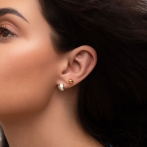 Pendientes de Moda con Cristales, Acero Inoxidable 316L, Baño de Oro PVD, Resistentes y Sostenibles - Product Image 3