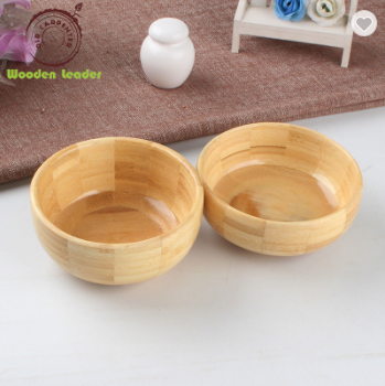 Ice cream bamboo bowl