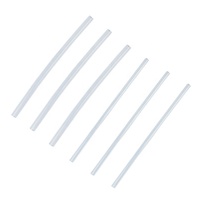 Pailles à boire en silicone transparent de qualité alimentaire pour biberons et gobelets, écologiques, et flexibles pour l'inhalation d'hydrogène