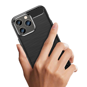 2022ร้อนราคาขายส่งคาร์บอนไฟเบอร์กันกระแทกนุ่ม TPU ปกหลังกรณีโทรศัพท์มือถือสำหรับ <span class=keywords><strong>Iphone</strong></span> <span class=keywords><strong>14</strong></span> <span class=keywords><strong>Pro</strong></span> - Product Image 6