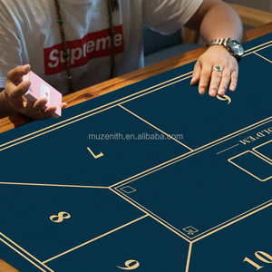 แผ่นรองโต๊ะไพ่นกกระจอกยางคุณภาพสูง ทันสมัย เป็นมิตรกับสิ่งแวดล้อม กันน้ำ พกพาสะดวก สำหรับการเล่นคาสิโน - Product Image 2