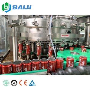 Tự động Soda nước giải khát có ga nước giải khát nhôm có thể làm đầy niêm phong dây chuyền sản xuất máy đóng hộp - Product Image 3