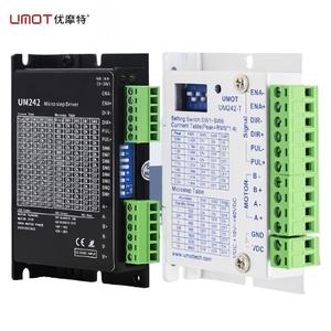 Umot 2/3pha Hybrid AC 200-240V/DC 8-90V 0.2-4A ổ đĩa động cơ bước xung + hướng/IO điều khiển chiết áp Bước ổ đĩa kỹ thuật số - Product Image 1