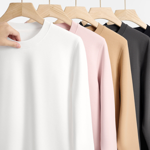 Maglie <span class=keywords><strong>in</strong></span> <span class=keywords><strong>pile</strong></span> da <span class=keywords><strong>donna</strong></span> all'ingrosso a girocollo a maniche lunghe, top morbidi e leggeri, <span class=keywords><strong>camicia</strong></span> casual autunnale da <span class=keywords><strong>donna</strong></span> - Product Image 6