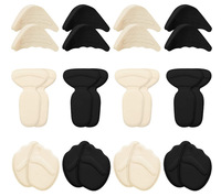 Poignées de talon de remplissage de chaussures en mousse à mémoire de forme pour femmes chaussures trop grandes avec inserts d'orteil coussinets de talon coussinets de chaussures boule de coussins d'avant-pied