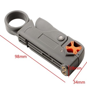 Multi-functional Coaxial Cable Stripper Rotary Wire Stripper 9.5x3x2cm Plastic Electrical Tool For Network Video Cable Stripping - Product Image 4