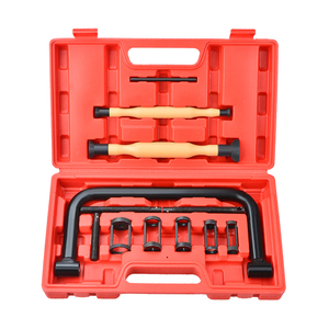 12 Uds Herramienta <span class=keywords><strong>de</strong></span> extracción <span class=keywords><strong>de</strong></span> compresor <span class=keywords><strong>de</strong></span> resorte <span class=keywords><strong>de</strong></span> válvula con abrazadera C sólida 5 uds adaptadores <span class=keywords><strong>de</strong></span> empujador <span class=keywords><strong>de</strong></span> pinza para equipo <span class=keywords><strong>de</strong></span> vehículo <span class=keywords><strong>de</strong></span> motocicleta - Product Image 1