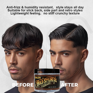 <span class=keywords><strong>Meilleur</strong></span> Gel Coiffant Ultra Transparent Sans Alcool à Tenue Forte 280g Longue Durée Anti-Frisottis <span class=keywords><strong>pour</strong></span> Hommes - Product Image 5