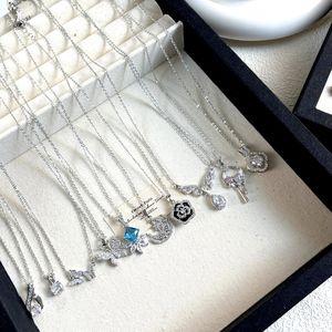 Conjunto de joyas de moissanita para mujer, collar de plata esterlina de trigo trenzado, fresas fieltro, joyeria, colgantes, cadena de plata 925 - Product Image 1